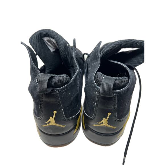 Nike Jordan Flight Club 91 Black Metallic Gold 2021 Mens 11 - Picture 5 of 7
